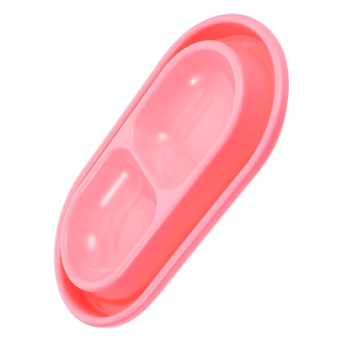 TOBBOMEY Doppelnapf Set Für Katzen Und Hunde Antiflächen-Design Futternapf Und Wassernapf Platzsparend Und Stilvoll Für Haustierbesitzer Elegantem Für Sicheres Füttern von TOBBOMEY