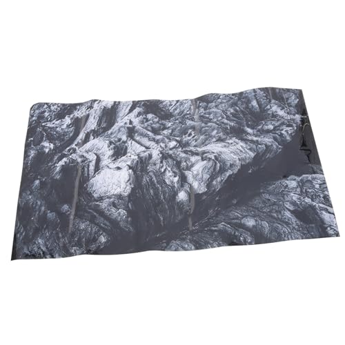 TOBBOMEY Aquarium Hintergrund Aufkleber Rock Design Fisch Tank Dekoration Für Kleine Aquarien Landschafts-Poster Für Fische Und Aquarienliebhaber von TOBBOMEY