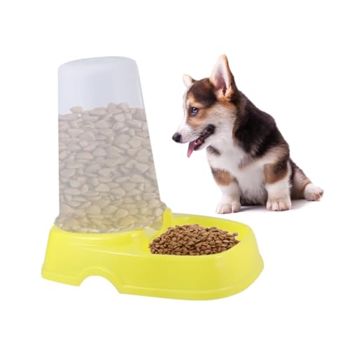 TOBBOMEY Automatischer Futterspender für Haustiere Gelb Staubgeschützt aus Sicherem Premium Kunststoff Geeignet für Katzen und Hunde Praktische Futterstation für Einzel und TOBBOMEY Automatischer Futterspender für Haustiere Gelb Staubgeschützt aus Sicherem Premium Kunststoff Geeignet für Katzen und Hunde Praktische Futterstation für Einzel und von TOBBOMEY