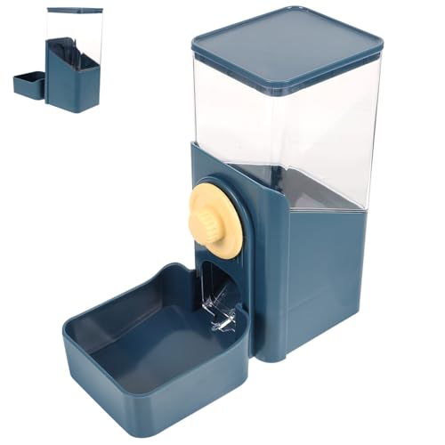 TOBBOMEY Automatischer Futterspender für Kleintiere aus Langlebigem PP Nachfüllbar und Leicht zu Reinigen Praktischer Futterautomat für Hamster Kaninchen und Kleine Haustiere Modernes von TOBBOMEY