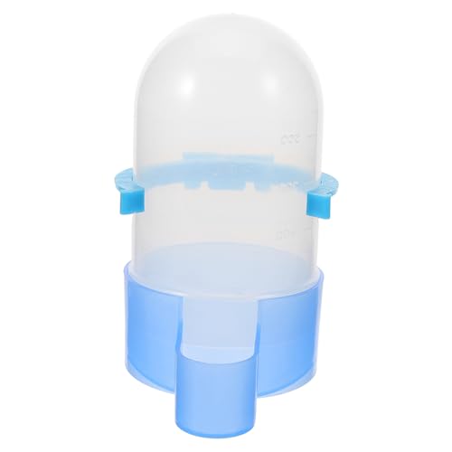 TOBBOMEY Automatischer Vogel wasserspender und Futterspender aus Robustem Wiederverwendbar für Tauben Papageien und Kleine Vögel Dualer Trink Futterspender Vogelkäfig Zubehör Vogeltränke von TOBBOMEY