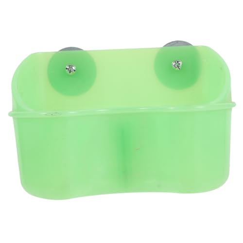 TOBBOMEY Box Vogelfutterbox Vogelfutterspender Papageienfutter Organizer Papageienfutterbehälter Papageienfutterbecher Vogelfutterspender Für Käfig Kleiner Vogelfutterhalter Papageien von TOBBOMEY