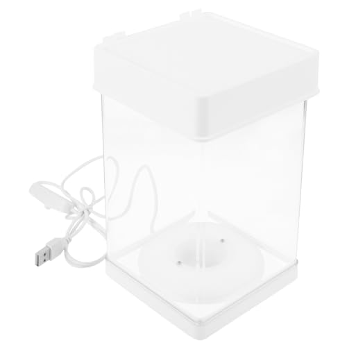 TOBBOMEY Aquarium Fisch Tank Fisch Schalen für Decor Reusable Plastic Betta Tank TOBBOMEY Aquarium Fisch Tank Fisch Schalen für Decor Reusable Plastic Betta Tank von TOBBOMEY