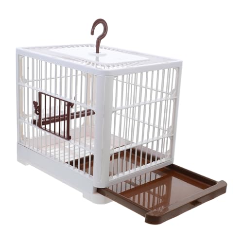 TOBBOMEY Faltbarer Papageien Reisekäfig, Papageien Brieftaubenkäfig, Outdoor, Der Vogelkäfig, Vogelflugkäfige Für Sittiche, Vogelsitzstangenständer, Vogelkäfigwagen, Kleine Vogelkäfige Für von TOBBOMEY