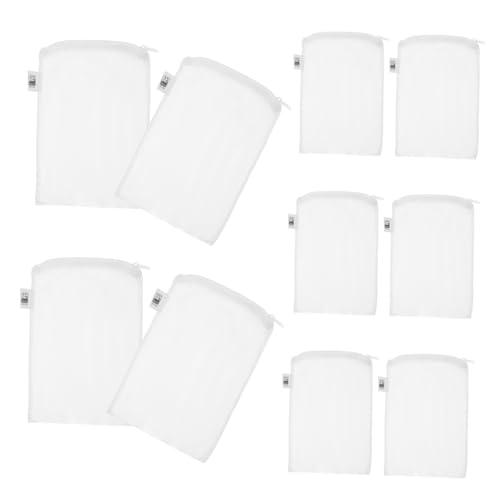 TOBBOMEY Filterbeutel Für Aquarien Netzbeutel Für Aquarien Kohle Für Fischbecken Filterbeutel Für Teichpumpe Mesh-Taschen Zeolithgestein Aktivkohle Für Aquarien Medienfilter Polyester Weiß TOBBOMEY Filterbeutel Für Aquarien Netzbeutel Für Aquarien Kohle Für Fischbecken Filterbeutel Für Teichpumpe Mesh-Taschen Zeolithgestein Aktivkohle Für Aquarien Medienfilter Polyester Weiß von TOBBOMEY