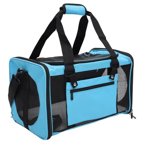 TOBBOMEY Große Faltbare Haustiertasche für Auto mit Atmungsaktivem Netz Bequemem Material Vielseitig für Katzen und Hunde für Outdoor Reisen und Tiertransport TOBBOMEY Große Faltbare Haustiertasche für Auto mit Atmungsaktivem Netz Bequemem Material Vielseitig für Katzen und Hunde für Outdoor Reisen und Tiertransport von TOBBOMEY