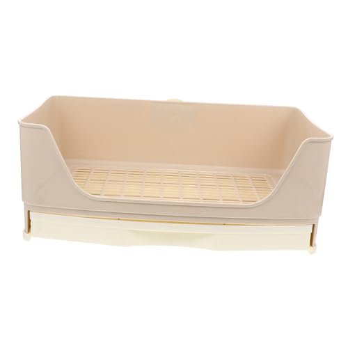 TOBBOMEY Große Kaninchen Toilettenbox mit Herausziehbarem Design Praktische Ecktoilette für Kaninchen Meerschweinchen und Chinchillas Langlebig und Leicht zu Reinigen für Käfige Geeignet TOBBOMEY Große Kaninchen Toilettenbox mit Herausziehbarem Design Praktische Ecktoilette für Kaninchen Meerschweinchen und Chinchillas Langlebig und Leicht zu Reinigen für Käfige Geeignet von TOBBOMEY