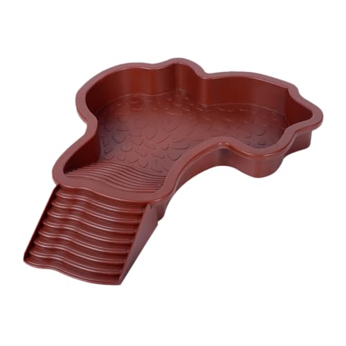 TOBBOMEY Große Schildkröten mit Kletterrampe Wasserschüssel für Aquatische Schildkröten und Reptilien mit Großzügigem Sonnenplatz für Gesundes Uv Licht TOBBOMEY Große Schildkröten mit Kletterrampe Wasserschüssel für Aquatische Schildkröten und Reptilien mit Großzügigem Sonnenplatz für Gesundes Uv Licht von TOBBOMEY