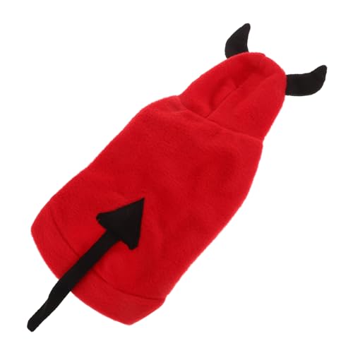 TOBBOMEY Halloween Haustierkostüm Teufel Verkleidung Winterjacke für Hunde und Katzen Wärmende Pet Clothes Einfach Anzuziehen Strapazierfähiges Material für Halloween Party und TOBBOMEY Halloween Haustierkostüm Teufel Verkleidung Winterjacke für Hunde und Katzen Wärmende Pet Clothes Einfach Anzuziehen Strapazierfähiges Material für Halloween Party und von TOBBOMEY