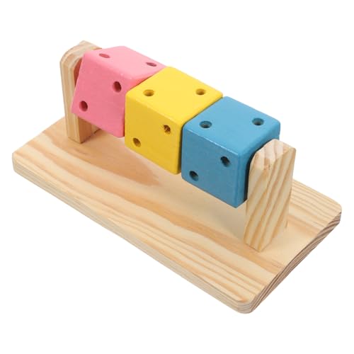 TOBBOMEY Holzspielzeug Für Kleintiere Nützliches Kauspielzeug Für Hamster Und Andere Kleintiere von TOBBOMEY