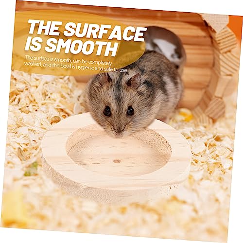 TOBBOMEY Hamster Futternapf aus Natürlichem Holz Kleine Futterschale für Eichhörnchen und Igel rutschfeste Glatte Oberfläche Langlebig und Leicht zu Reinigen für Kleintiere Wie Kaninchen TOBBOMEY Hamster Futternapf aus Natürlichem Holz Kleine Futterschale für Eichhörnchen und Igel rutschfeste Glatte Oberfläche Langlebig und Leicht zu Reinigen für Kleintiere Wie Kaninchen von TOBBOMEY