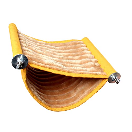 TOBBOMEY Bequeme Haustier-hängematte Schaukelbett Für Kleintiere Chinchilla-Nest Haustierkäfigbett Haustier-hängeschaukel TOBBOMEY Bequeme Haustier-hängematte Schaukelbett Für Kleintiere Chinchilla-Nest Haustierkäfigbett Haustier-hängeschaukel von TOBBOMEY