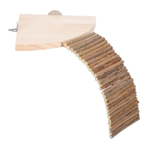 TOBBOMEY Hamster Kletterspielzeug Holzplattform mit Leiter für Kleintiere Spielplatz für Käfige für Meerschweinchen Kaninchen und Ratten Fördert Bewegung und Wohlbefinden TOBBOMEY Hamster Kletterspielzeug Holzplattform mit Leiter für Kleintiere Spielplatz für Käfige für Meerschweinchen Kaninchen und Ratten Fördert Bewegung und Wohlbefinden von TOBBOMEY