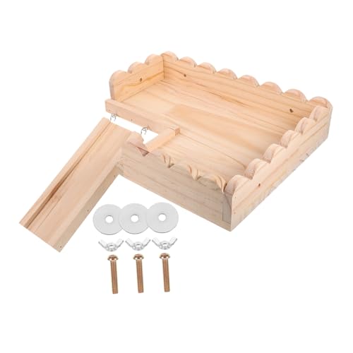 TOBBOMEY Hamster Plattform aus Massivem Holz Große Stabile Basis Langlebiges Kleintierspielzeug Geeignet für Hamster Ratten Chinchillas und Meerschweinchen Einfach zu Montieren Spaßiges TOBBOMEY Hamster Plattform aus Massivem Holz Große Stabile Basis Langlebiges Kleintierspielzeug Geeignet für Hamster Ratten Chinchillas und Meerschweinchen Einfach zu Montieren Spaßiges von TOBBOMEY