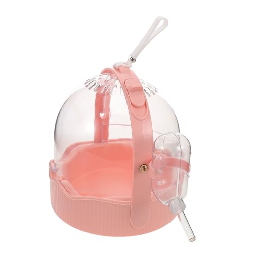 TOBBOMEY Hamster Tragetasche mit Wasserflasche Tragbarer Transportkäfig für Kleine für Reisen Ausflüge und Tierarztbesuche Atmungsaktiv Sanftem TOBBOMEY Hamster Tragetasche mit Wasserflasche Tragbarer Transportkäfig für Kleine für Reisen Ausflüge und Tierarztbesuche Atmungsaktiv Sanftem von TOBBOMEY