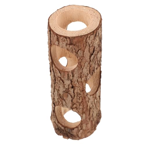 TOBBOMEY Hamster Versteck Holz Tunnel Kleintier Robust Kauspielzeug mit Versteckfunktion für Meerschweinchen und Kleine Haustiere Geeignet TOBBOMEY Hamster Versteck Holz Tunnel Kleintier Robust Kauspielzeug mit Versteckfunktion für Meerschweinchen und Kleine Haustiere Geeignet von TOBBOMEY