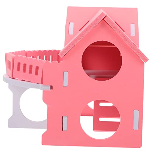 TOBBOMEY Hamsterhaus aus Hochwertigem Kunststoff Langlebiges Kleintierversteck Beißfestes Nest für Zwerghamster und Kleintiere Warmes Schlafhaus Geeignet für Käfig und Gehege Rosa TOBBOMEY Hamsterhaus aus Hochwertigem Kunststoff Langlebiges Kleintierversteck Beißfestes Nest für Zwerghamster und Kleintiere Warmes Schlafhaus Geeignet für Käfig und Gehege Rosa von TOBBOMEY