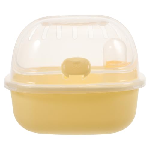 TOBBOMEY Hamsterkäfig, Tragbarer Hamster Reiseträger, Kleintier Outdoor Transportkäfige, Tragbarer Hamster Reiseträger, Hamster Transportkäfig, Hamster Tragekäfig, Hamster Reisekäfig von TOBBOMEY