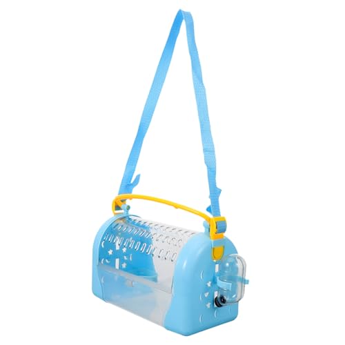 TOBBOMEY Hamsterkäfig, Transportkäfig Für Kleine Haustiere, Hamsterkoffer, Käfig Für Hamster, Reisekäfig, Haustierkäfig, Hamsterbehälter, Hamstertragetasche, Hamsterträgerkäfig, von TOBBOMEY