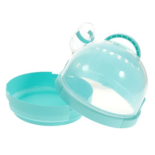 TOBBOMEY Hamsterkäfig Zum Mitnehmen, Haushalts Hamsterkäfig, Haustierkäfig Für Draußen, Reise Hamsterkäfig, Hand Hamsterkäfig, Hamsterkoffer, Hamster Reisebehälter, Meerschweinchenhalter, von TOBBOMEY