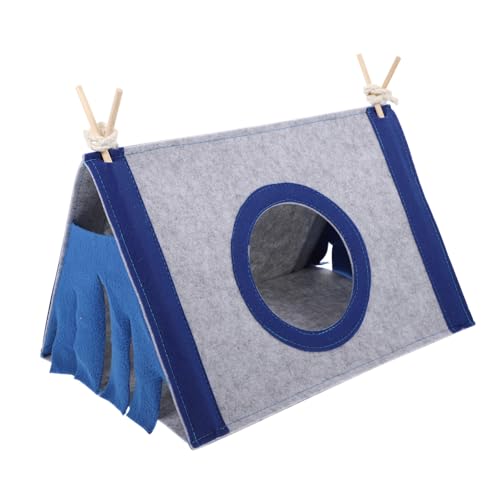 TOBBOMEY Hamster Nest Bett Meerschweinchen Versteck Zelt Filz Material Tier Chinchilla Zelt Haustier Käfig Bett von TOBBOMEY