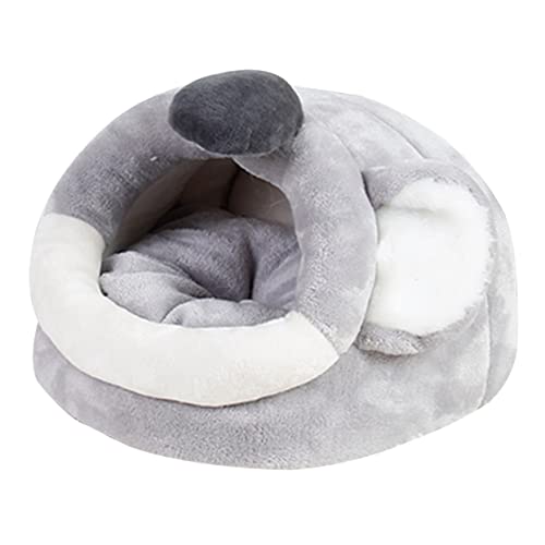 TOBBOMEY Hamsternest kleine Haustiere Haustierbetten für kleine Hunde Schlafbett für Hamster hamsterbett pet Bed Spielzeug Haushöhle für Meerschweinchen Haustiernest Flanell Grey TOBBOMEY Hamsternest kleine Haustiere Haustierbetten für kleine Hunde Schlafbett für Hamster hamsterbett pet Bed Spielzeug Haushöhle für Meerschweinchen Haustiernest Flanell Grey von TOBBOMEY