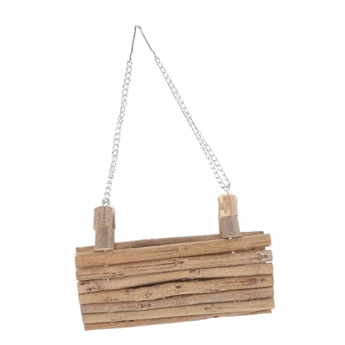 TOBBOMEY Holz-hängematte Für Zwerghamster Sicheres Kauspielzeug Aus Holz Dekorative Hängeschaukel Für Käfige Für Hamster Und Kleine Nager Sorgt Für Zahnpflege Und Spielspaß TOBBOMEY Holz-hängematte Für Zwerghamster Sicheres Kauspielzeug Aus Holz Dekorative Hängeschaukel Für Käfige Für Hamster Und Kleine Nager Sorgt Für Zahnpflege Und Spielspaß von TOBBOMEY