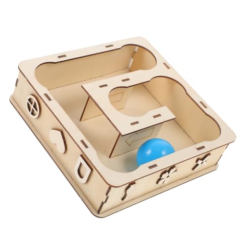 TOBBOMEY Hamstertunnel Spielzeug Chinchillakäfig Zubehör Meerschweinchen Versteck Meerschweinchen Spielzeug Meerschweinchen Verstecke Haustier Tunnel Holz Hamster Tunnel Holz Tierspielzeug von TOBBOMEY