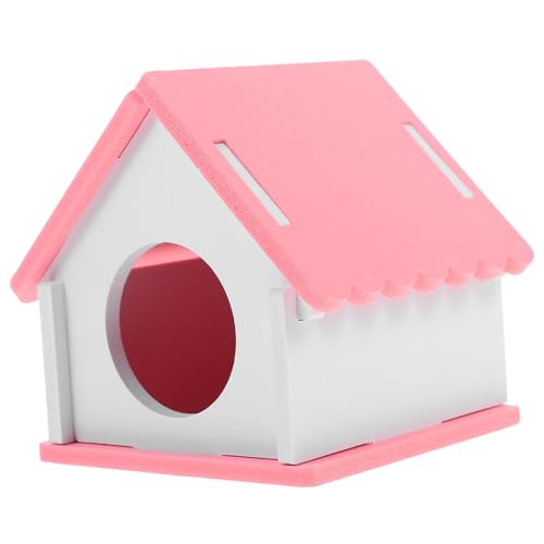 TOBBOMEY Hamsterversteck, Zartes Hamsterversteck, Hamsterhütte, Entzückendes Rattenhaus, Zartes Hamsterhaus, Hamsterkäfig, Haushaltshamsterhaus, Dekoratives Rattenversteck, Chinchilla von TOBBOMEY
