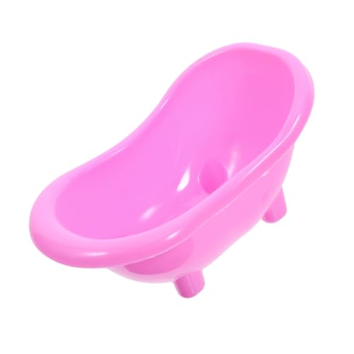 TOBBOMEY Hamsterwanne, Rennmaus Sandbad, Hamsterbett, Babypuppenbadewanne, Puppenbadewanne, Hamsterbad, Zwerghamsterspielzeug, Puppenhausbadewanne, Hamstertank, Hamsterwasserspender, von TOBBOMEY