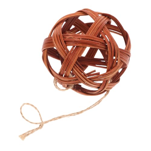 TOBBOMEY Spielzeug Rattan Kaubälle Für Meerschweinchen Kleintiere Interaktives Spiel von TOBBOMEY
