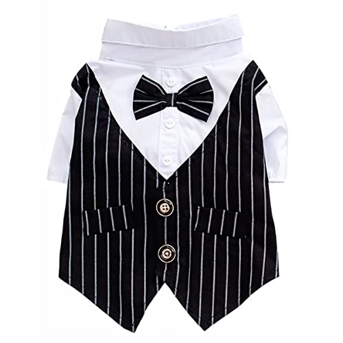 TOBBOMEY Haustier Hochzeit Fliege Anzug Haustier Kleidung Haustier Kleidungsstück Hundekleidung Für Hochzeitsfeier TOBBOMEY Haustier Hochzeit Fliege Anzug Haustier Kleidung Haustier Kleidungsstück Hundekleidung Für Hochzeitsfeier von TOBBOMEY