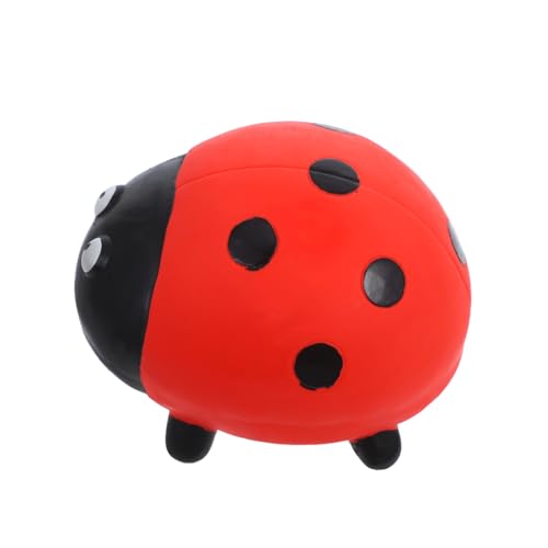 TOBBOMEY Haustier Latexspielzeug, Hundespielzeug, Beißspielzeug, Hundekauspielzeug Für Hunde, Hundebeißspielzeug, Welpen Mini Marienkäfer, Hundequietschspielzeug, Welpenspielzeug, Mini von TOBBOMEY