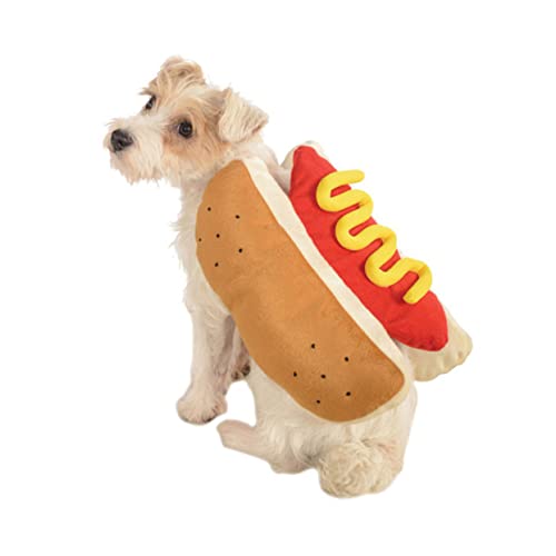TOBBOMEY Hot Dog Anzug Für Hunde Und Katzen Kostüm Haustierkleidung Party-hundekleidung Warm Und Bequem Für Spaziergänge Und Besondere Anlässe von TOBBOMEY