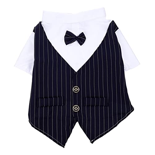 TOBBOMEY Haustieranzug Hund hochzeitsdeko Kostüme Smoking für Jungen Weihnachtsmann-Anzug mittlerer Hund Dog Costume hundekleidung Hundehochzeitskleidung Hemd für Haustier Polyester Navy TOBBOMEY Haustieranzug Hund hochzeitsdeko Kostüme Smoking für Jungen Weihnachtsmann-Anzug mittlerer Hund Dog Costume hundekleidung Hundehochzeitskleidung Hemd für Haustier Polyester Navy von TOBBOMEY