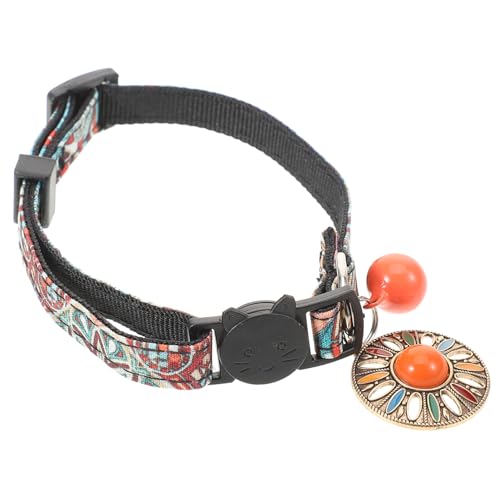 TOBBOMEY Haustierhalsband Katzenglockenhalsbänder Dekorative Katzenhalsbänder Haustierdekoration Dekoratives Halsband Verstellbares Hundehalsband Zuverlässige Welpenhalsbänder TOBBOMEY Haustierhalsband Katzenglockenhalsbänder Dekorative Katzenhalsbänder Haustierdekoration Dekoratives Halsband Verstellbares Hundehalsband Zuverlässige Welpenhalsbänder von TOBBOMEY