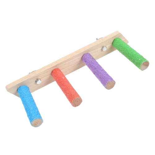 TOBBOMEY Mehrstufige Papageienleiter Aus Holz Kletterspielzeug Für Vögel Wellensittiche Nymphensittiche Und Kleine Tiere Bewegung Und Spielspaß TOBBOMEY Mehrstufige Papageienleiter Aus Holz Kletterspielzeug Für Vögel Wellensittiche Nymphensittiche Und Kleine Tiere Bewegung Und Spielspaß von TOBBOMEY