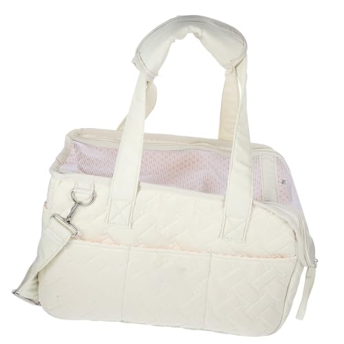 TOBBOMEY Haustiertasche Mit Tasche, Große Katzenaufbewahrungstasche, Tragbare Welpentragetasche, Zusammenklappbare Katzentragetasche, Haustier Tragetasche, Faltbare Katzentragetasche, von TOBBOMEY