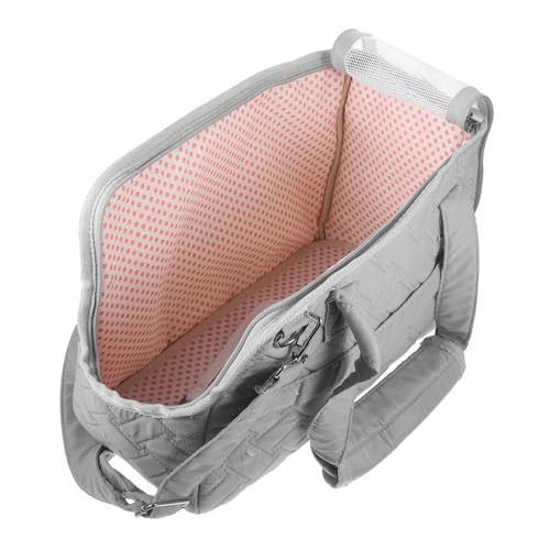 TOBBOMEY Haustiertasche Mit Tasche, Welpen Reisetasche, Faltbare Katzentragetasche, Katzentragetasche, Tragbare Haustiertragetasche, Katzen Reisetragetasche, Outdoor Welpentragetasche, von TOBBOMEY