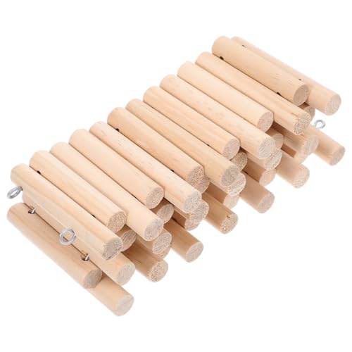 TOBBOMEY Hamster Holzspielzeug Mit Flexibler Brücke Und Kletterleiter Aktives Zubehör Für Kleintiere Wie Hamster Gerbils Und Ratten Sicheres Und Natürliches Material Fördert Und Spiel TOBBOMEY Hamster Holzspielzeug Mit Flexibler Brücke Und Kletterleiter Aktives Zubehör Für Kleintiere Wie Hamster Gerbils Und Ratten Sicheres Und Natürliches Material Fördert Und Spiel von TOBBOMEY