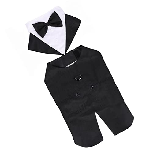 Hund Shirt Welpe Haustier Stilvolle Anzug Fliege Kostü Hochzeit Formale Smoking Hund Shirt Welpe Haustier Stilvolle Anzug Fliege Kostü Hochzeit Formale Smoking von TOBBOMEY
