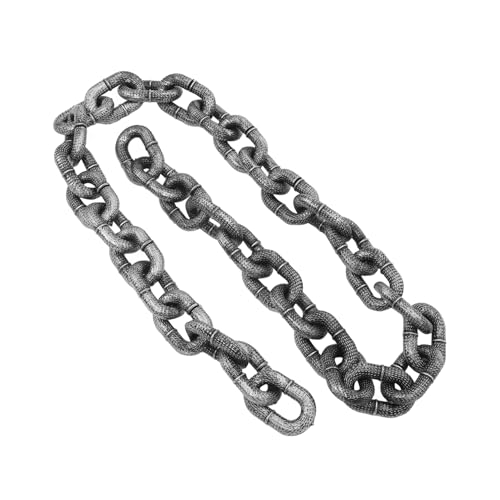 TOBBOMEY Halloween Kette Für Hunde Lustige Fake-Kette Als Halsband Und Deko Realistische Für Halloween-Requisiten Mittel von TOBBOMEY