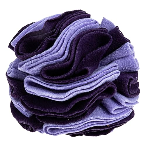 TOBBOMEY Hundeschnüffelball Hundespielzeug Zum Umkippen Kauen Für Hunde Interaktiver Hundeball Zahnspielzeug Für Kätzchen Haustier Kauer Welpen Laufstall Polarfleece Lavender TOBBOMEY Hundeschnüffelball Hundespielzeug Zum Umkippen Kauen Für Hunde Interaktiver Hundeball Zahnspielzeug Für Kätzchen Haustier Kauer Welpen Laufstall Polarfleece Lavender von TOBBOMEY