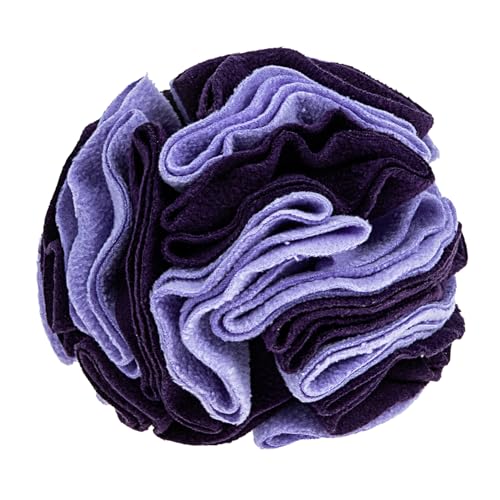 TOBBOMEY Hundeschnüffelball Katzenleckerchen-Puzzle Bereicherungsspielzeug Hundepuzzle Quietschendes Hundespielzeug Leckereien Für Welpen Hundespielzeug Zum Umkippen Lavender Polarfleece TOBBOMEY Hundeschnüffelball Katzenleckerchen-Puzzle Bereicherungsspielzeug Hundepuzzle Quietschendes Hundespielzeug Leckereien Für Welpen Hundespielzeug Zum Umkippen Lavender Polarfleece von TOBBOMEY