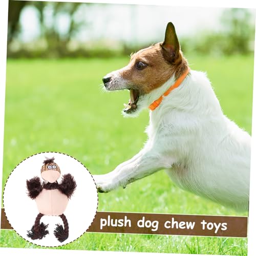 TOBBOMEY Hundespielzeug Plüsch Vogelform mit Quietscher Robustes Kauspielzeug für Welpen und Hunde Zahnschonend aus Weichem Material Fördert Zahngesundheit und Spielerisches Training von TOBBOMEY