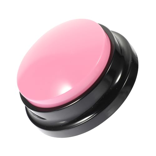 TOBBOMEY Interaktiver Aufnahme Buzzer für Hunde Lustiger Kommunikationsbutton Langlebiges für Welpen und Training Vielseitiger Aufnahme Wiedergabeknopf von TOBBOMEY