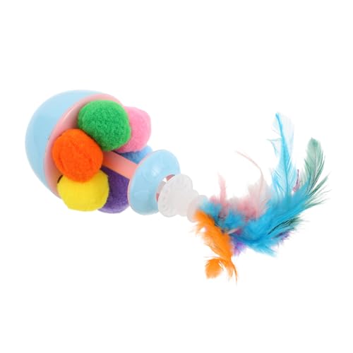 TOBBOMEY Interaktives Katzenspielzeug mit Bällen für Kätzchen Selbstspielendes mit Katzenminze für Indoor Chase und Bewegung TOBBOMEY Interaktives Katzenspielzeug mit Bällen für Kätzchen Selbstspielendes mit Katzenminze für Indoor Chase und Bewegung von TOBBOMEY