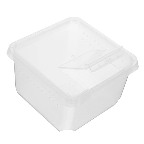 TOBBOMEY Kasten Kletterbox Für Haustiere Kühler Reptilien Inkubator Klare Behälter Zum Füttern Kleines Insektenbecken Bausatz Schneckengehege Abteil Tank Plastik Transparent TOBBOMEY Kasten Kletterbox Für Haustiere Kühler Reptilien Inkubator Klare Behälter Zum Füttern Kleines Insektenbecken Bausatz Schneckengehege Abteil Tank Plastik Transparent von TOBBOMEY