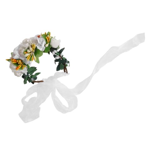 TOBBOMEY Katzenkopfbedeckung, Katzenhalsband, Haustierbedarf, Hundeblumen Stirnband, Blumen Katzenhalsband, Katzenkopfschmuck, Blumen Hundekostüm, Haustierblumenhalsband, Hundekostüm, von TOBBOMEY