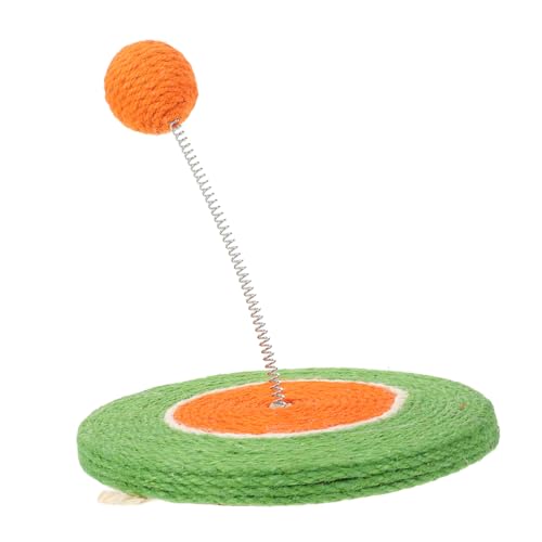 TOBBOMEY Interaktives Katzenspielzeug Mit Sisalmaterial Für Indoor-Katzen Katzenangel Mit Eingehängtem Spielzeugball Für Kleine Kätzchen Bewegung Spielen TOBBOMEY Interaktives Katzenspielzeug Mit Sisalmaterial Für Indoor-Katzen Katzenangel Mit Eingehängtem Spielzeugball Für Kleine Kätzchen Bewegung Spielen von TOBBOMEY